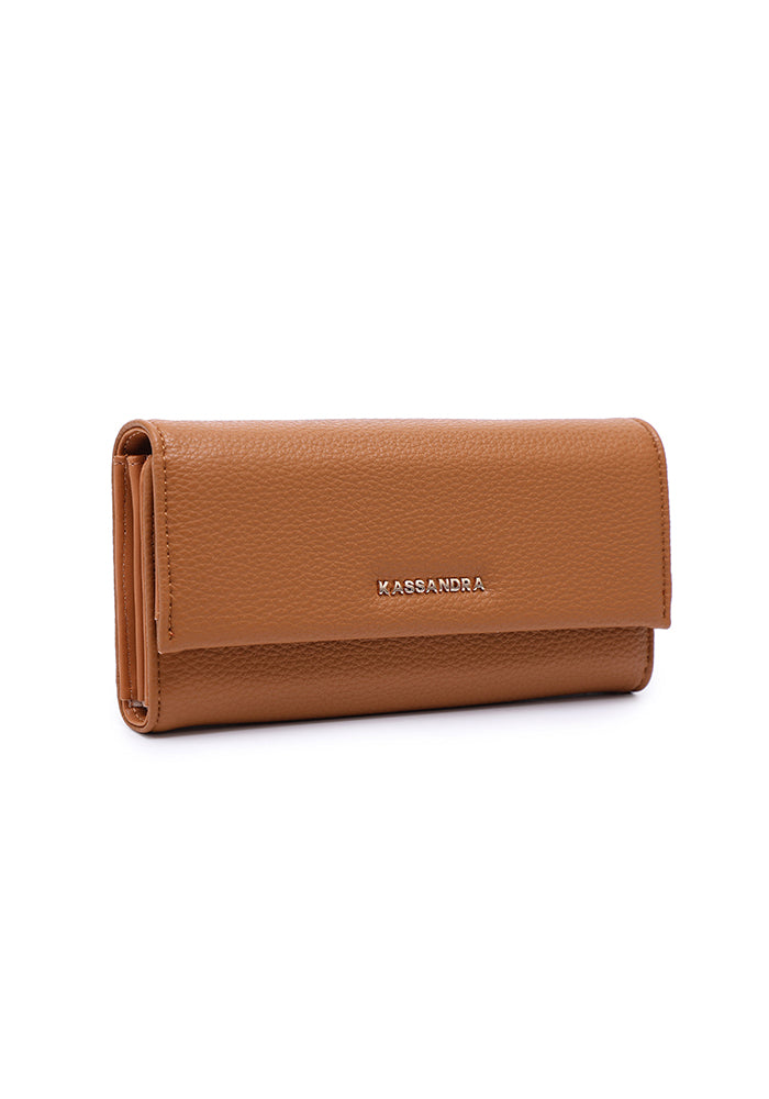 KASSANDRA Classic Long Leather Wallet