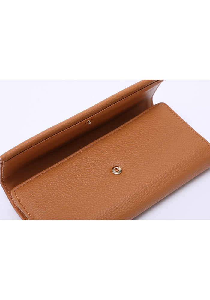 KASSANDRA Classic Long Leather Wallet