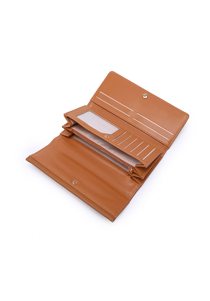 KASSANDRA Classic Long Leather Wallet
