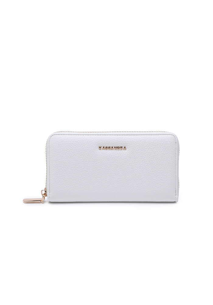 Elegant Zipper Leather Wallet