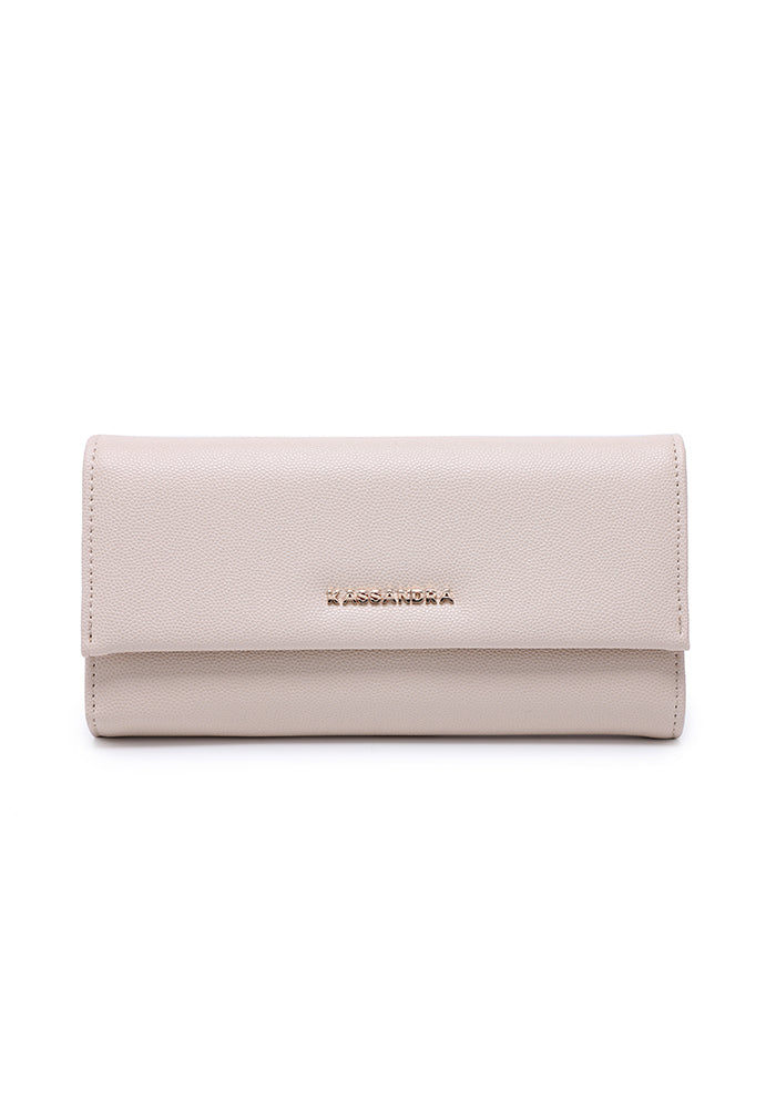 Compact Tri-Fold Leather Wallet