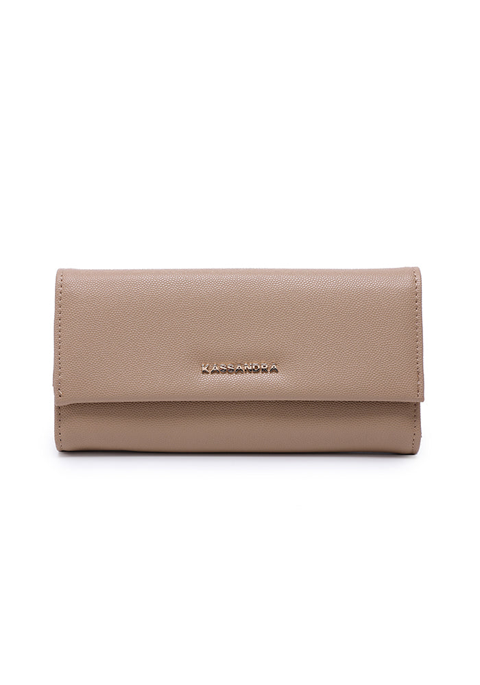 Compact Tri-Fold Leather Wallet