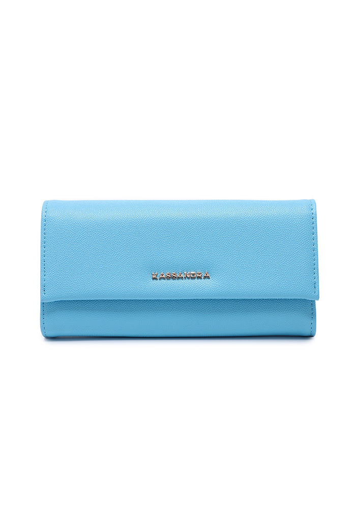 Compact Tri-Fold Leather Wallet
