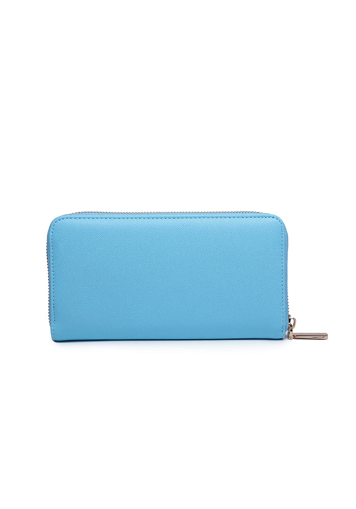 Elegant Zipper Leather Wallet
