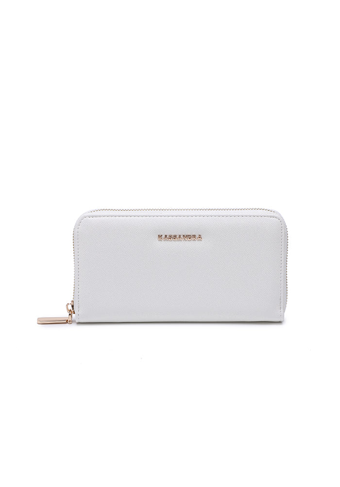 Elegant Zipper Leather Wallet