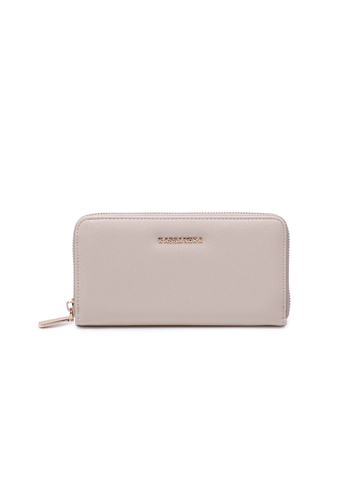 Elegant Zipper Leather Wallet