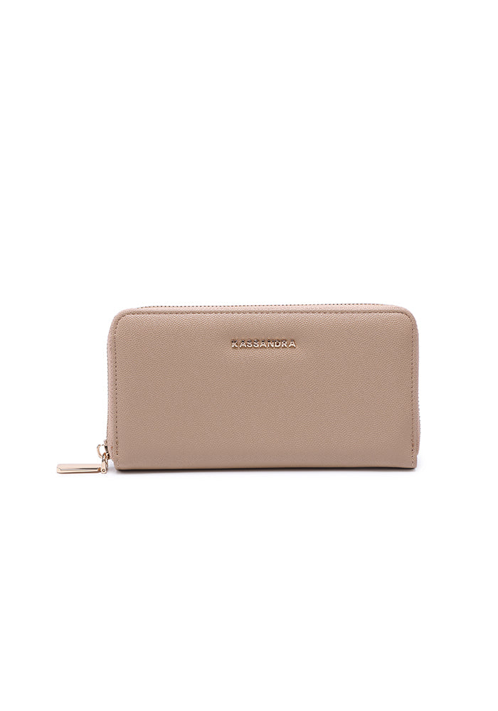 Elegant Zipper Leather Wallet