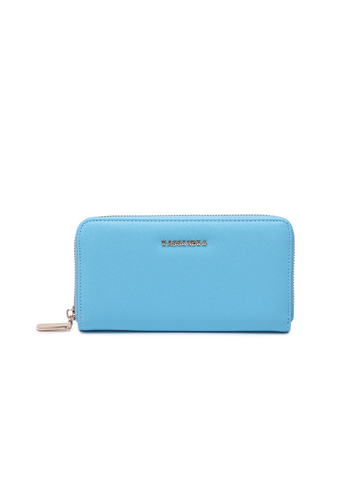 Elegant Zipper Leather Wallet