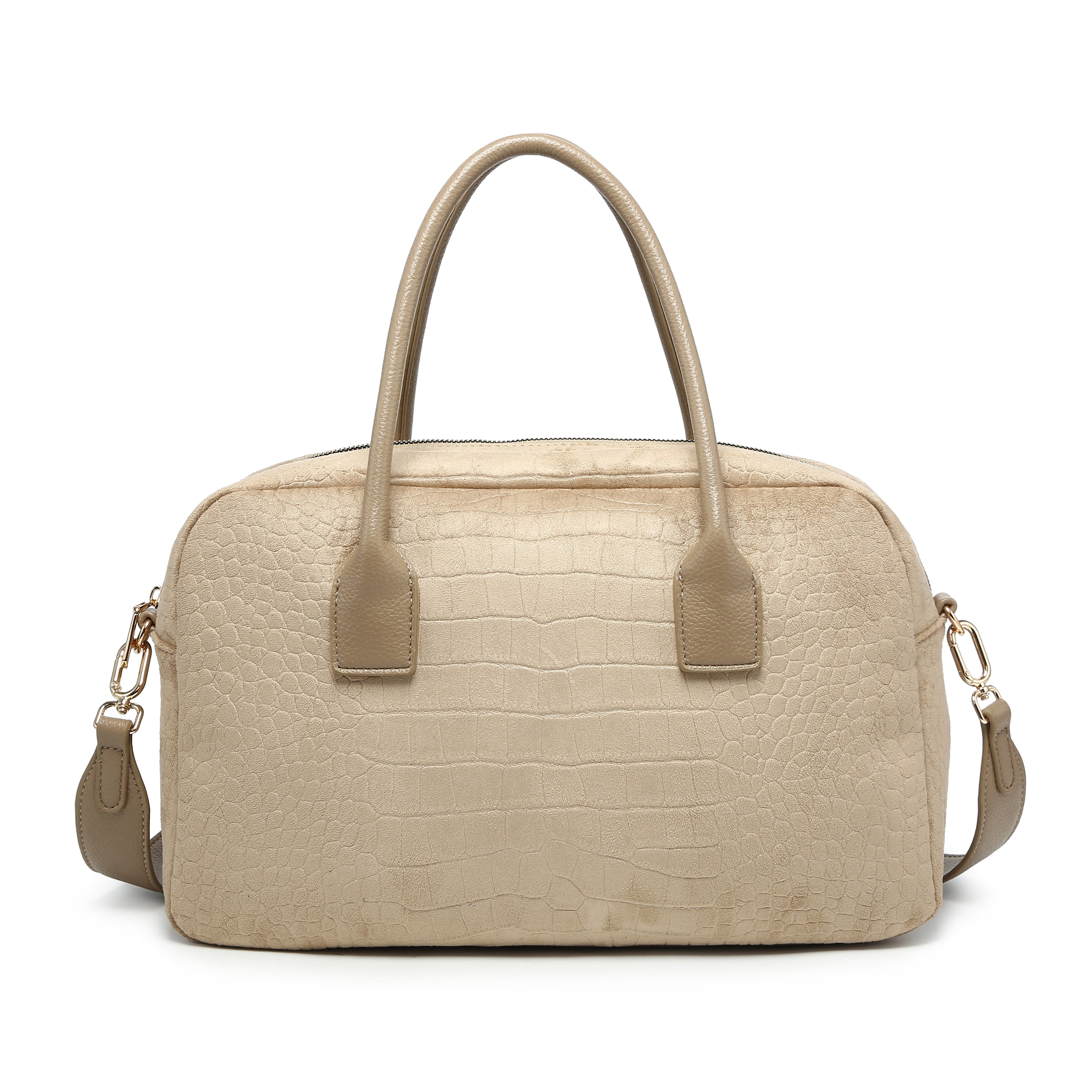 KASSANDRA Classic Croc Satchel Bag