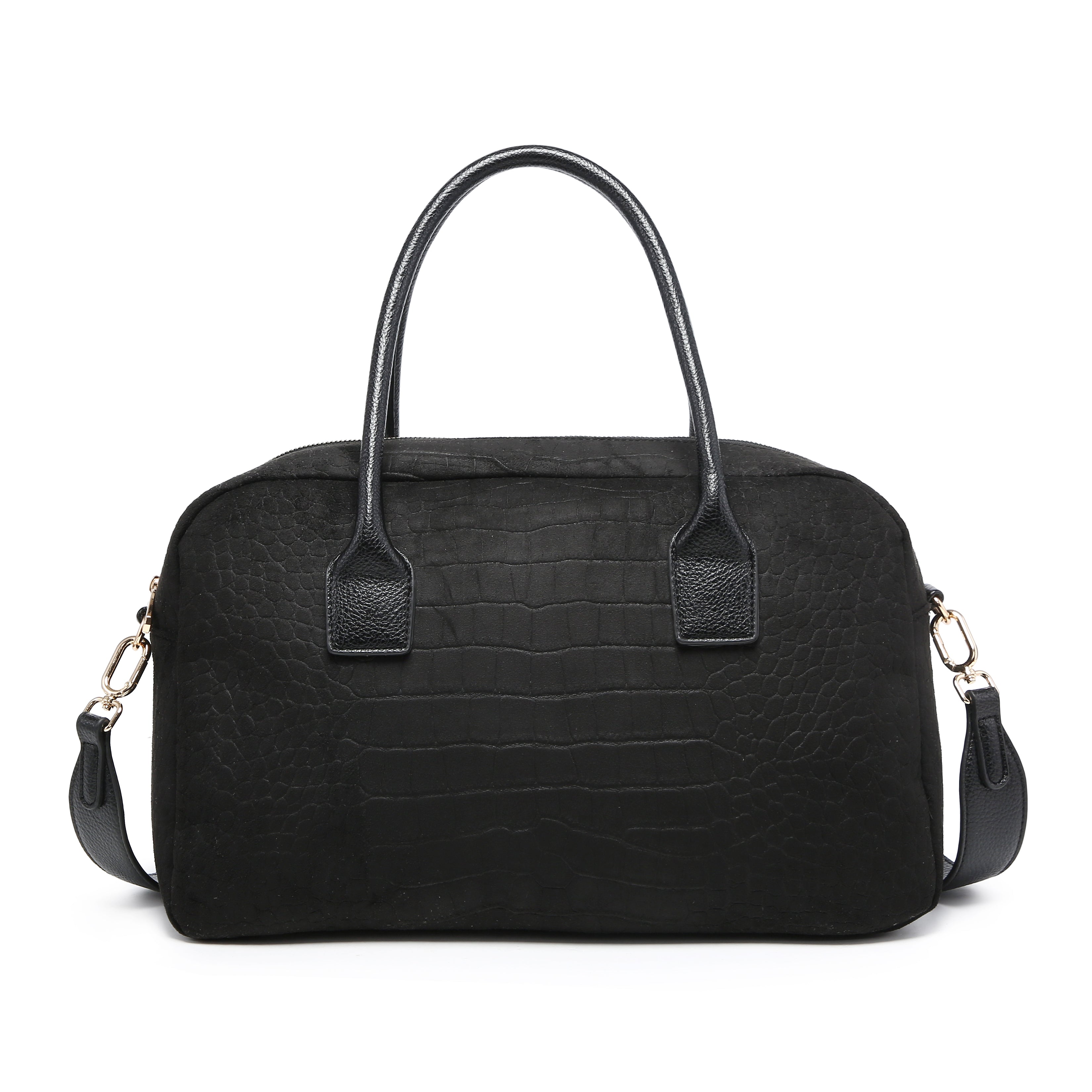 KASSANDRA Classic Croc Satchel Bag