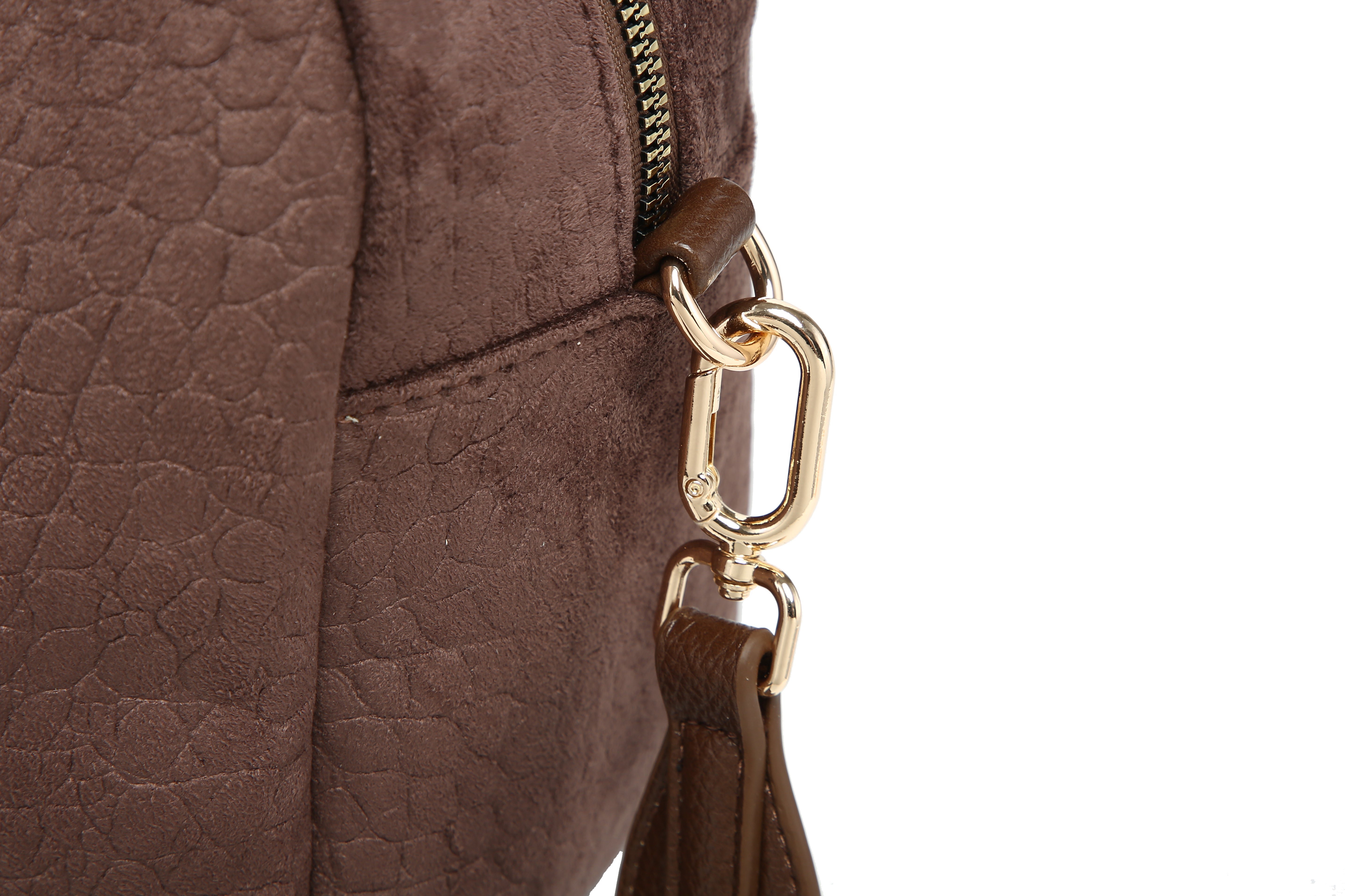 KASSANDRA Classic Croc Satchel Bag