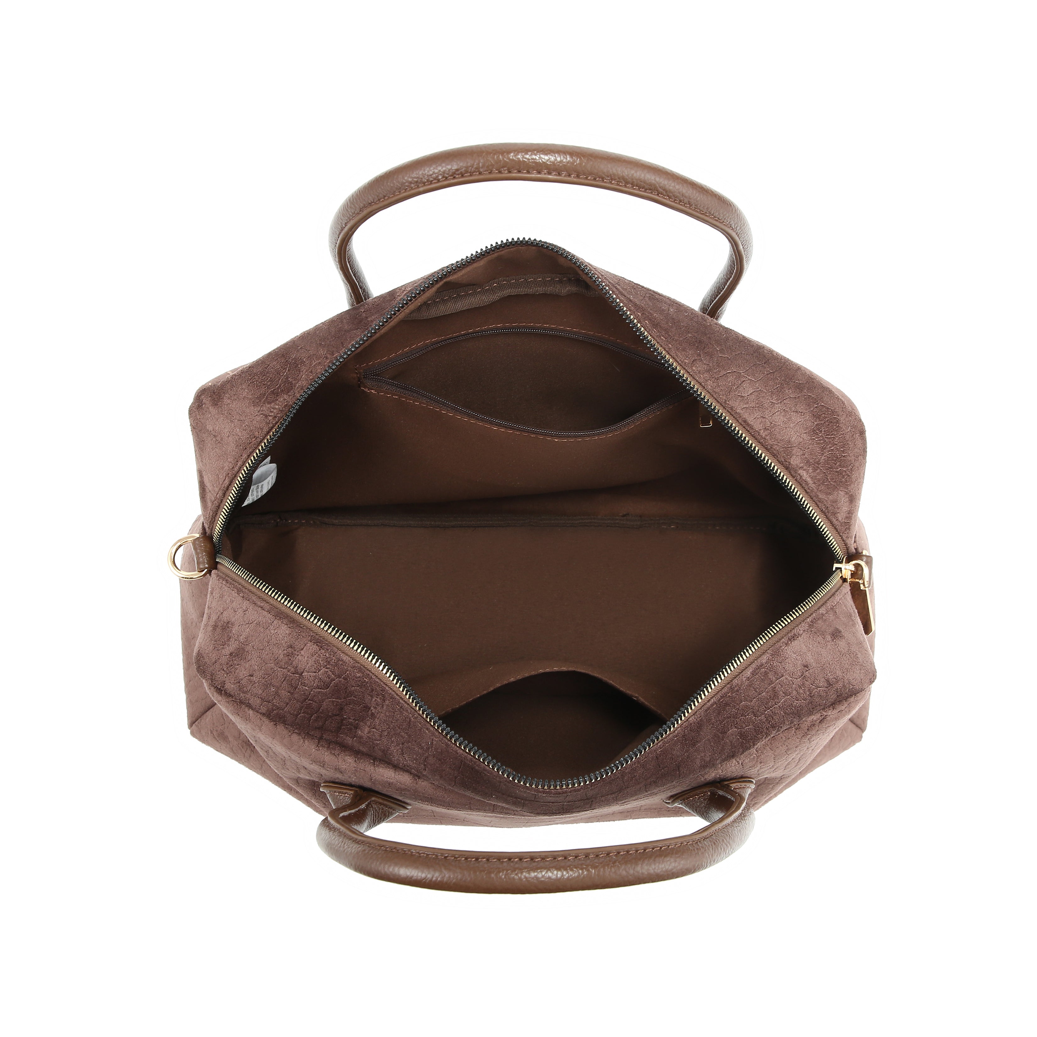 KASSANDRA Classic Croc Satchel Bag