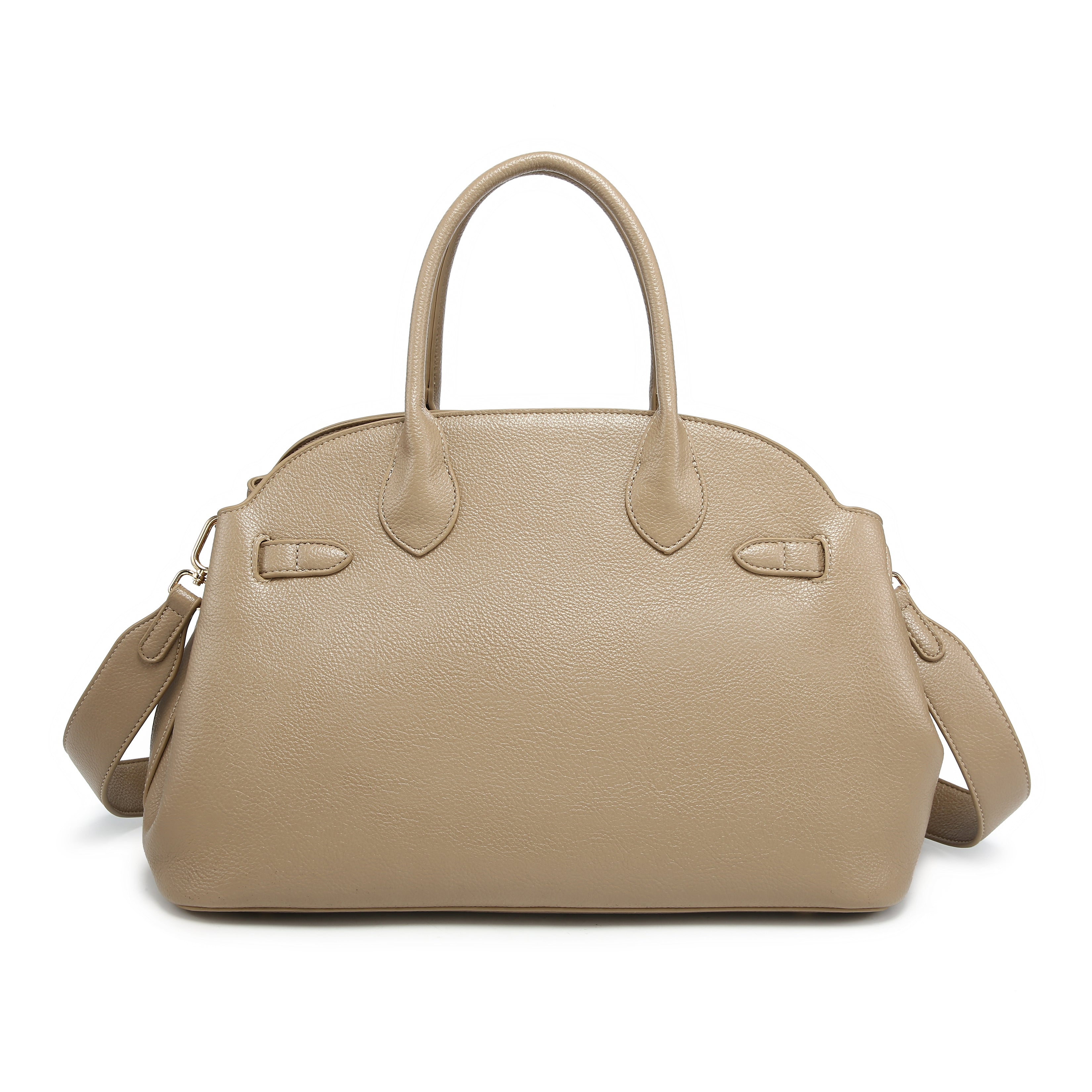 Rounded Top Structured Satchel