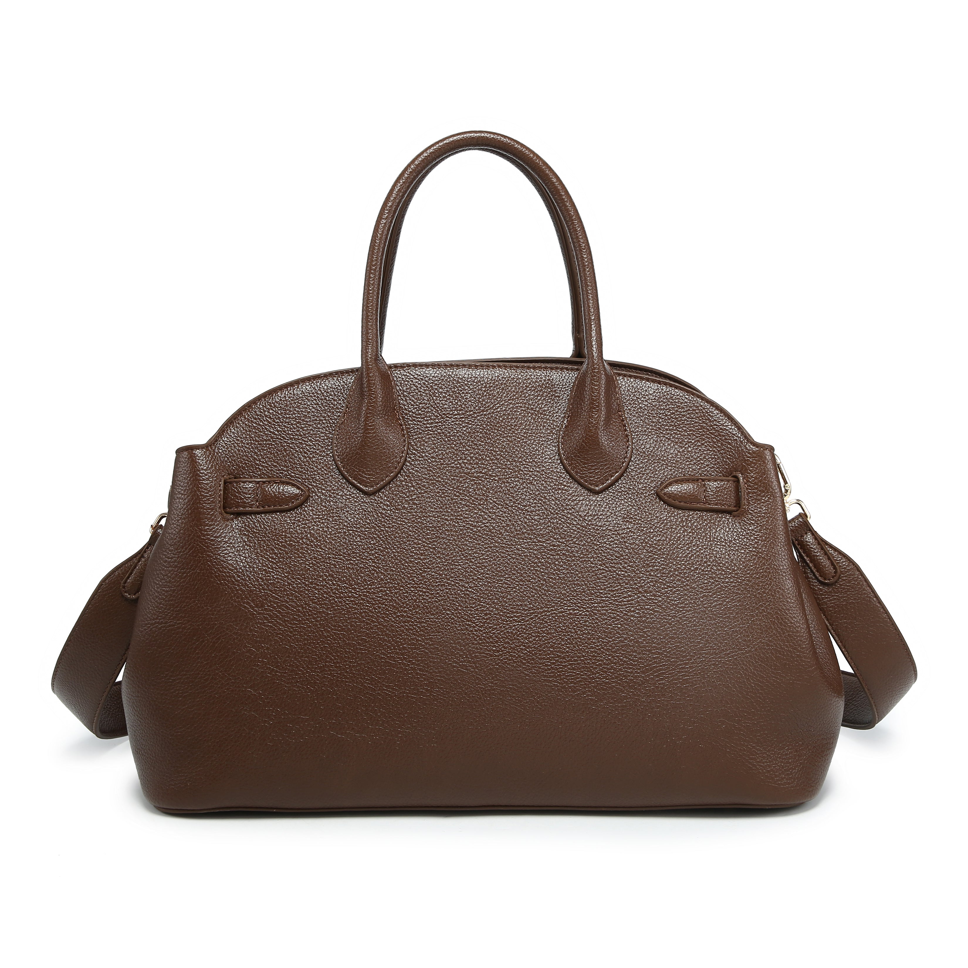 Rounded Top Structured Satchel