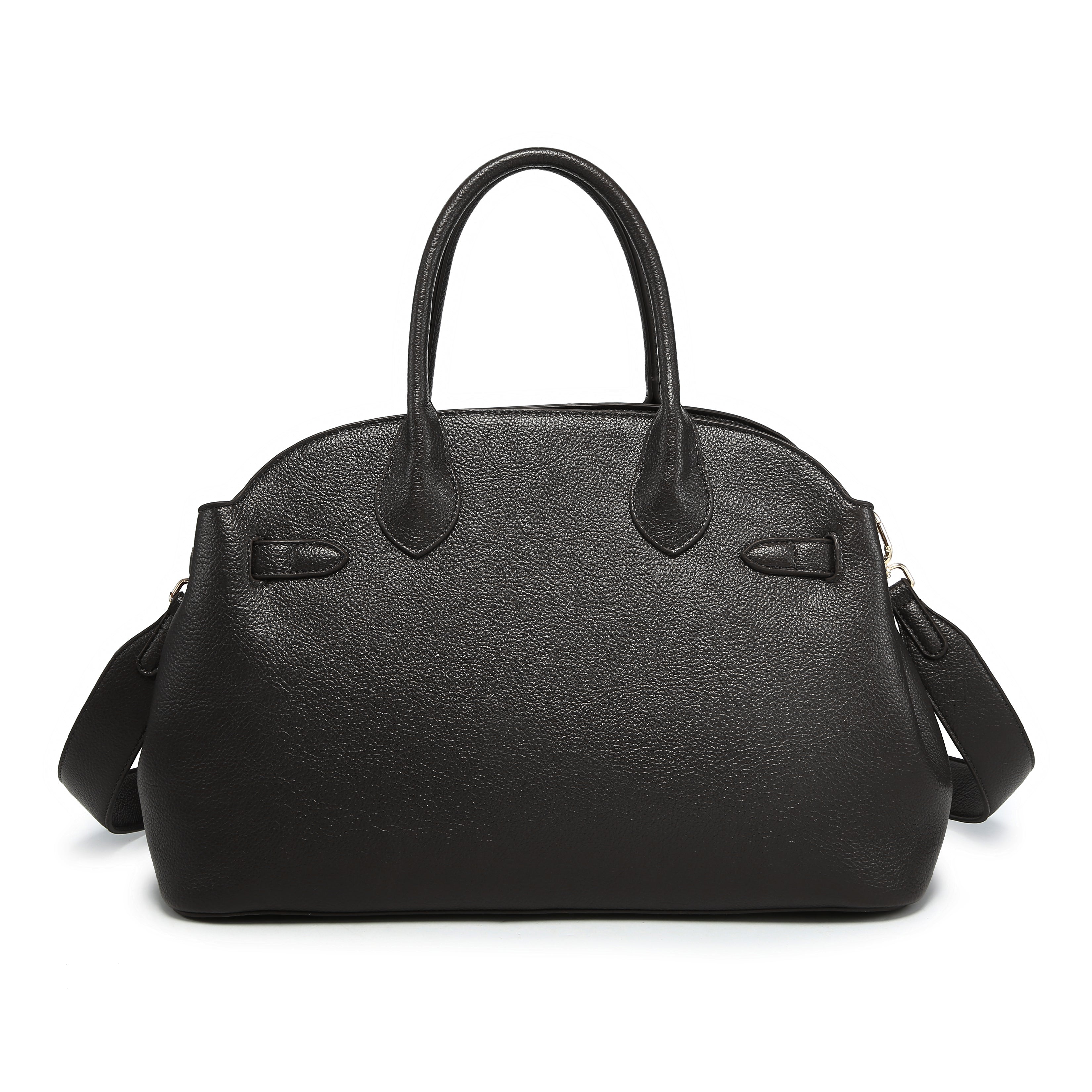 Rounded Top Structured Satchel
