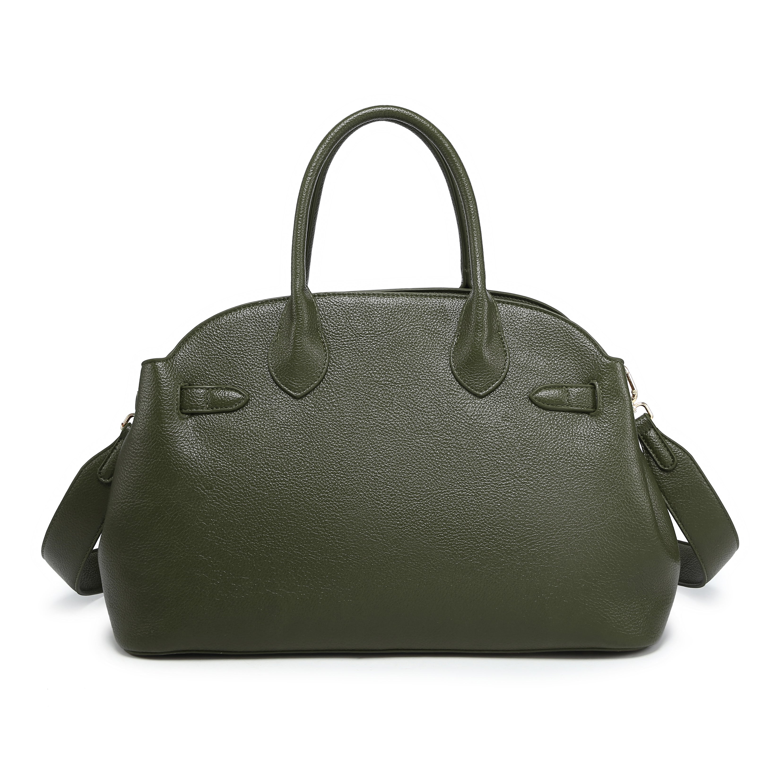 Rounded Top Structured Satchel