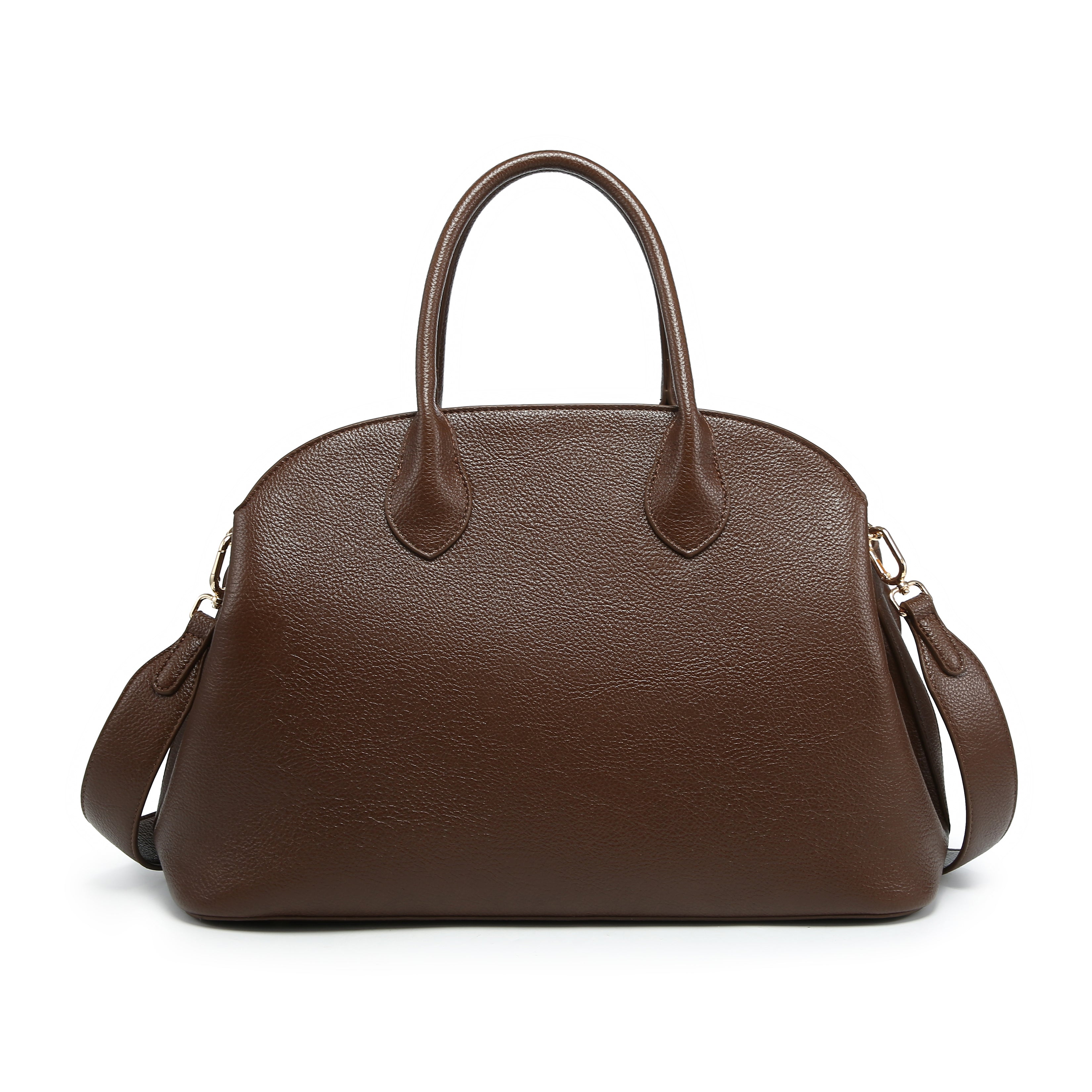 Rounded Top Structured Satchel