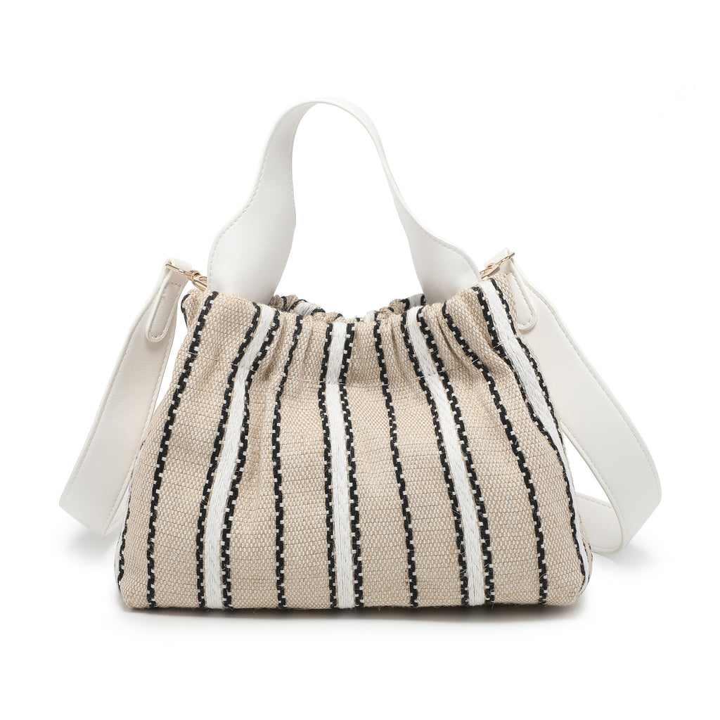 KASSANDRA The Positano – Bucket Bag White