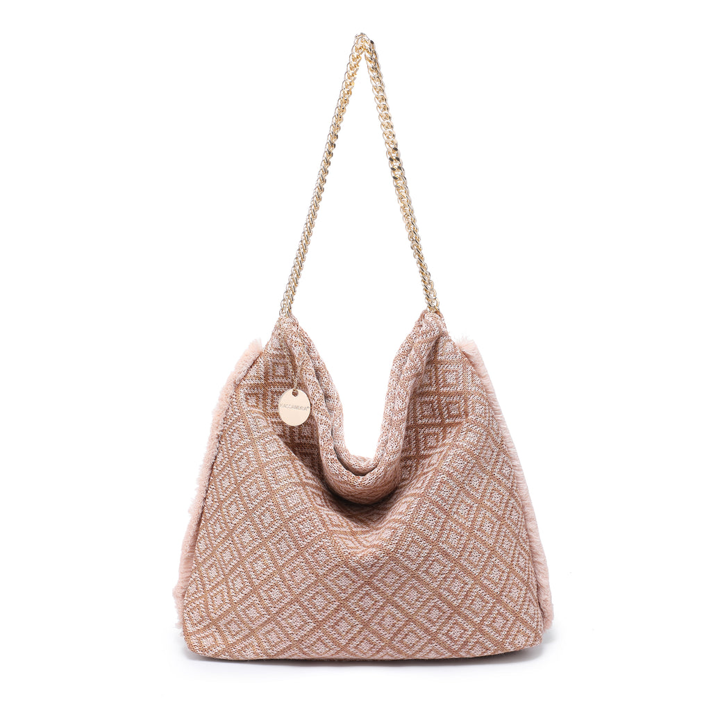 KASSANDRA The Tellaro – Chain Shoulder Bag Pink