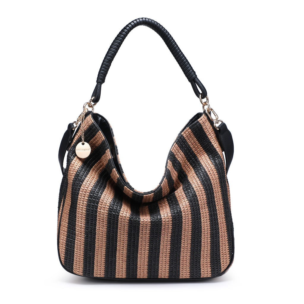 KASSANDRA The Bolgheri – Woven Shoulder Bag Brown