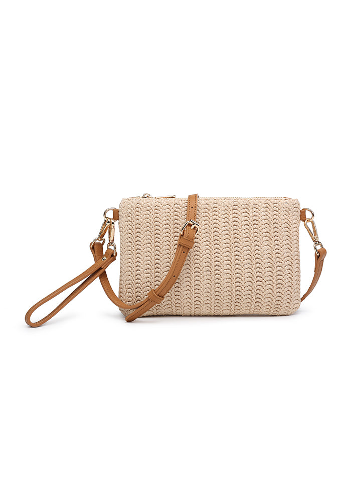 Casual Chic Straw Crossbody Bag