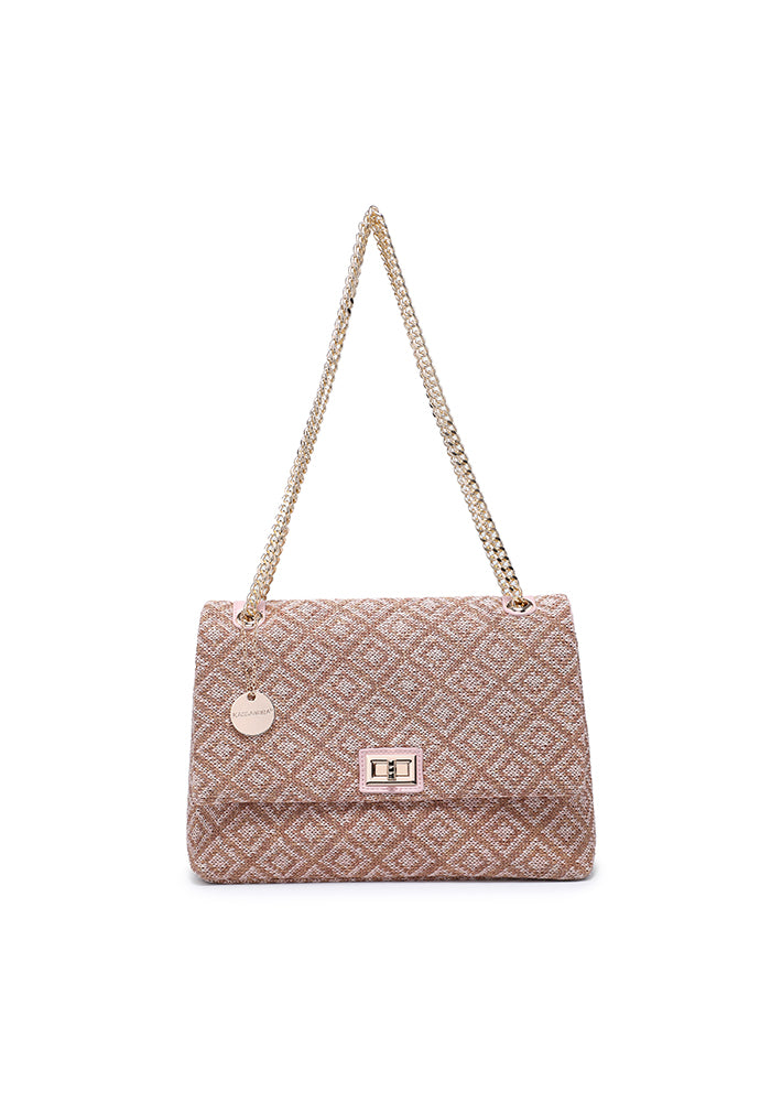 KASSANDRA The Tropea – Chain Shoulder Bag Pink