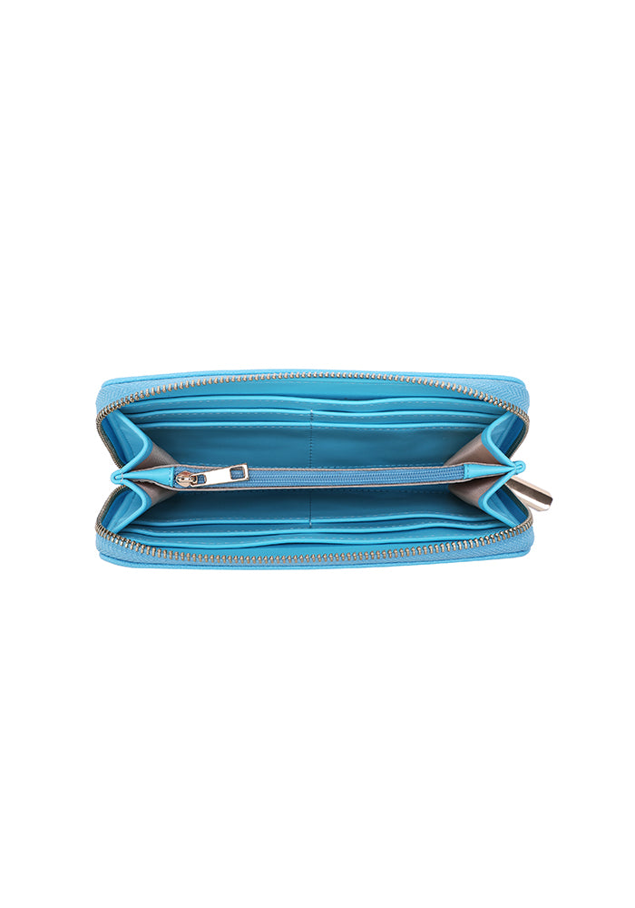 Elegant Zipper Leather Wallet
