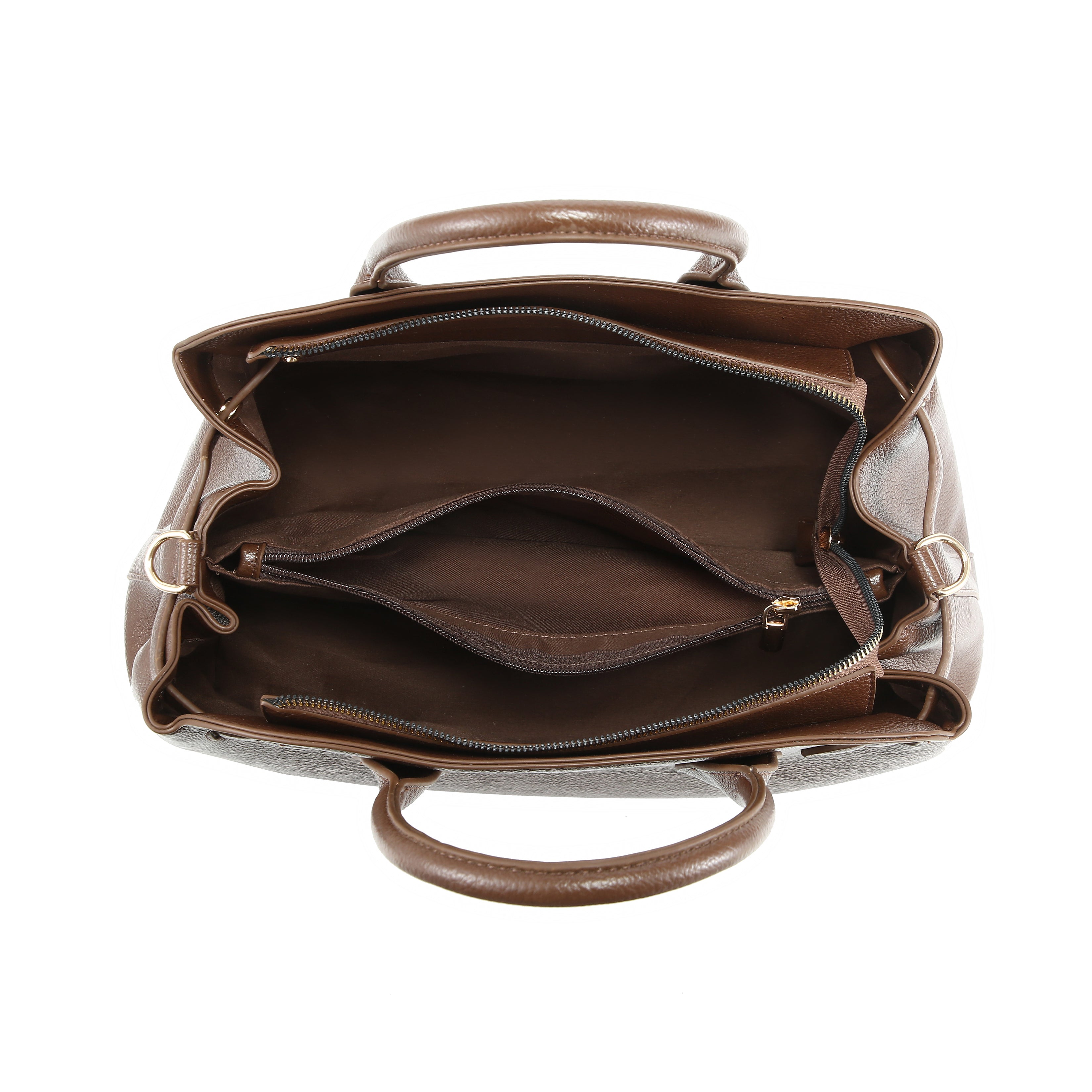 Rounded Top Structured Satchel