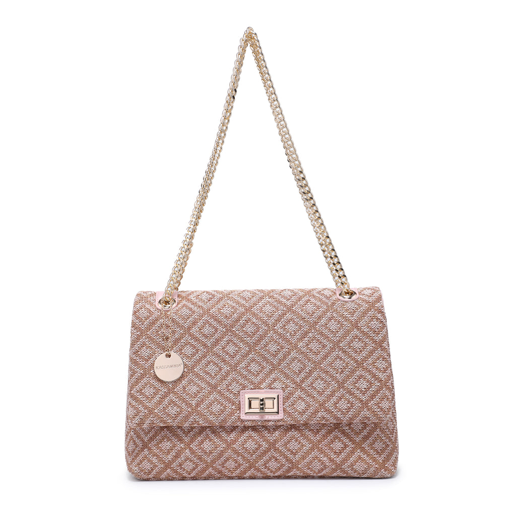 KASSANDRA The Camogli – Chain Shoulder Bag Pink