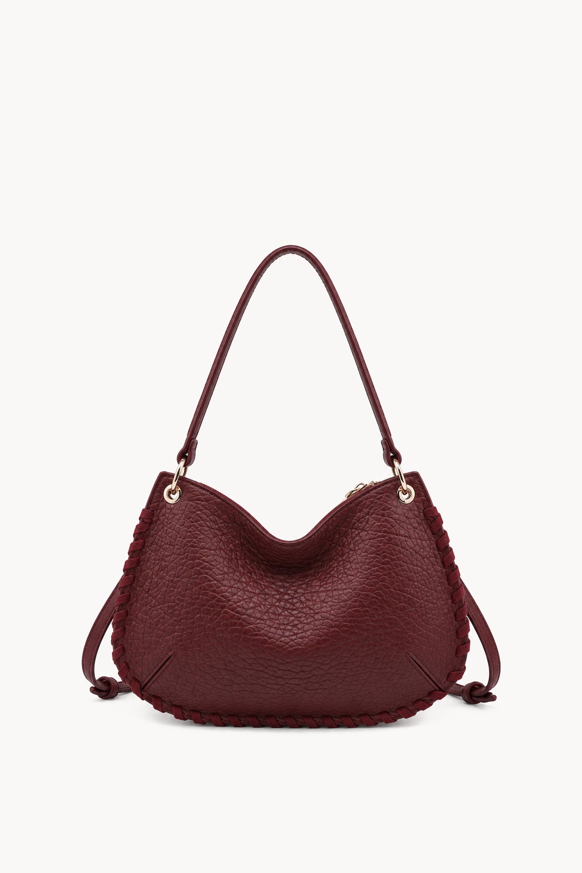 Kassandra & Co Borsa a spalla con cuciture decorative