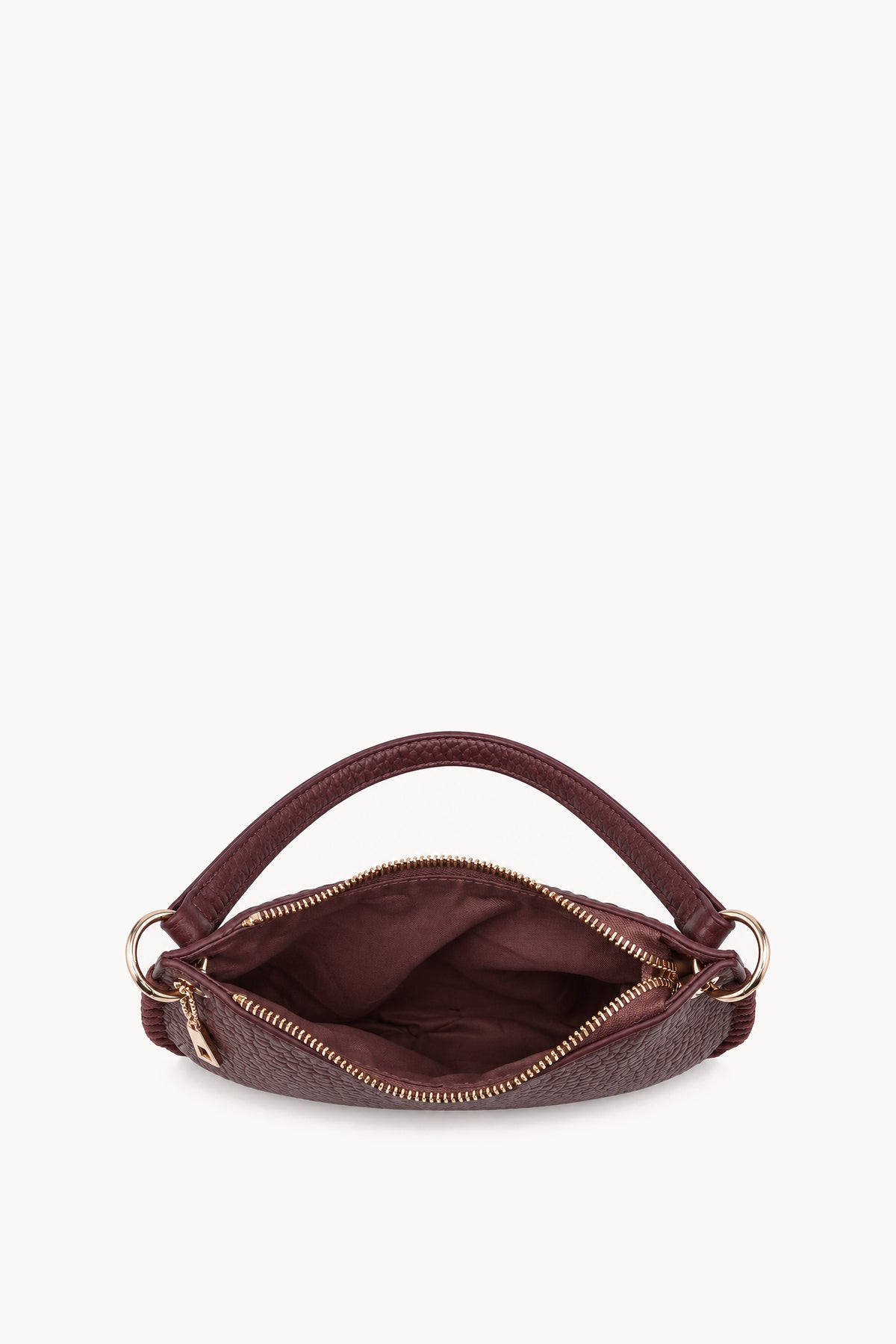 Kassandra & Co Borsa a spalla con cuciture decorative