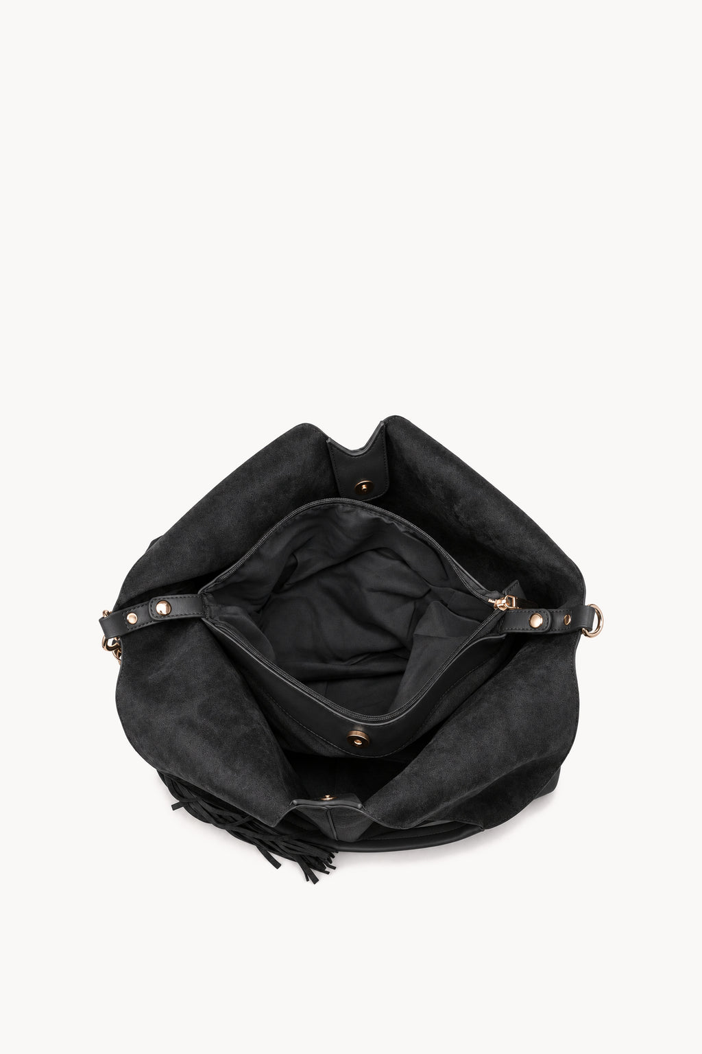 Borsa hobo con lunga nappa
