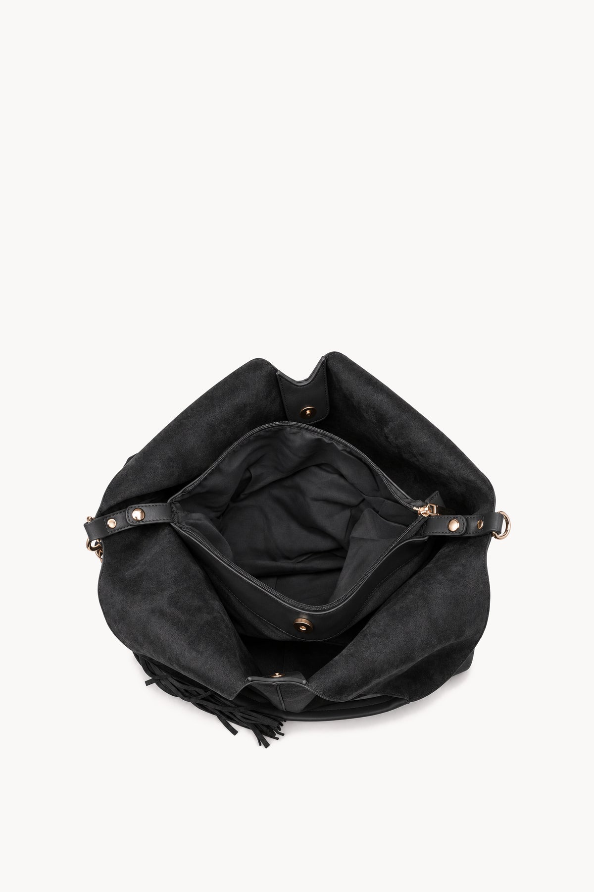 Borsa hobo con lunga nappa