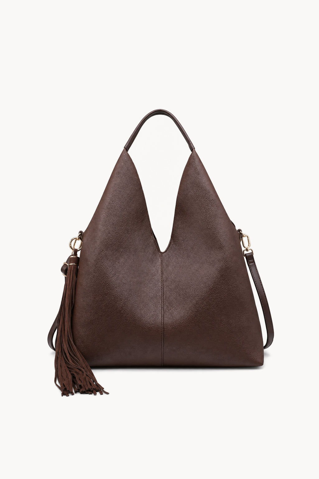 Borsa hobo con lunga nappa