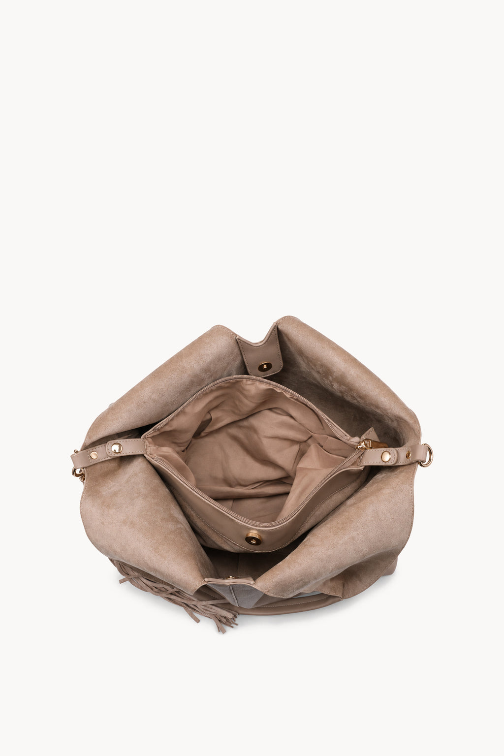 Borsa hobo con lunga nappa