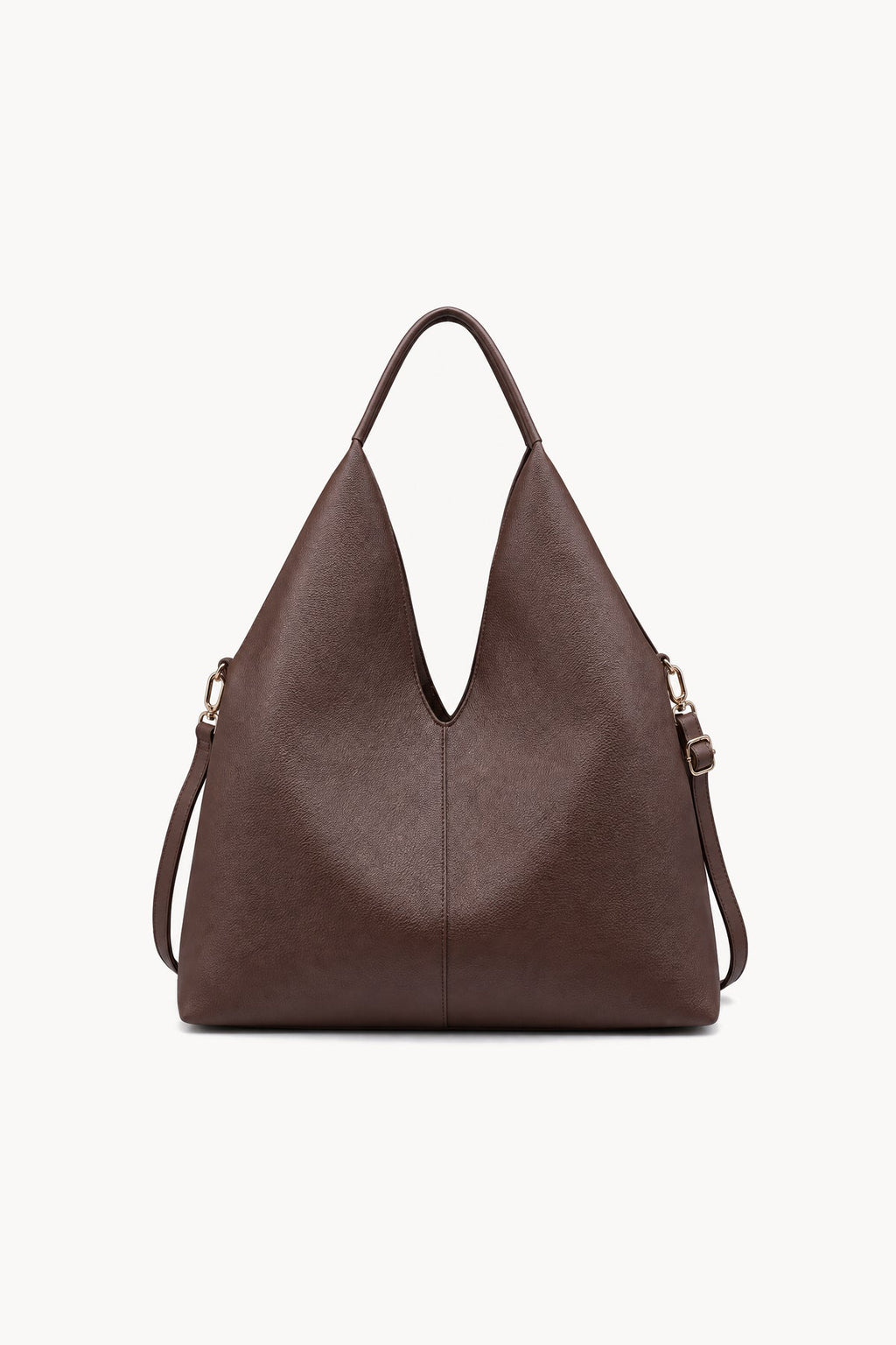Borsa hobo con lunga nappa Brown