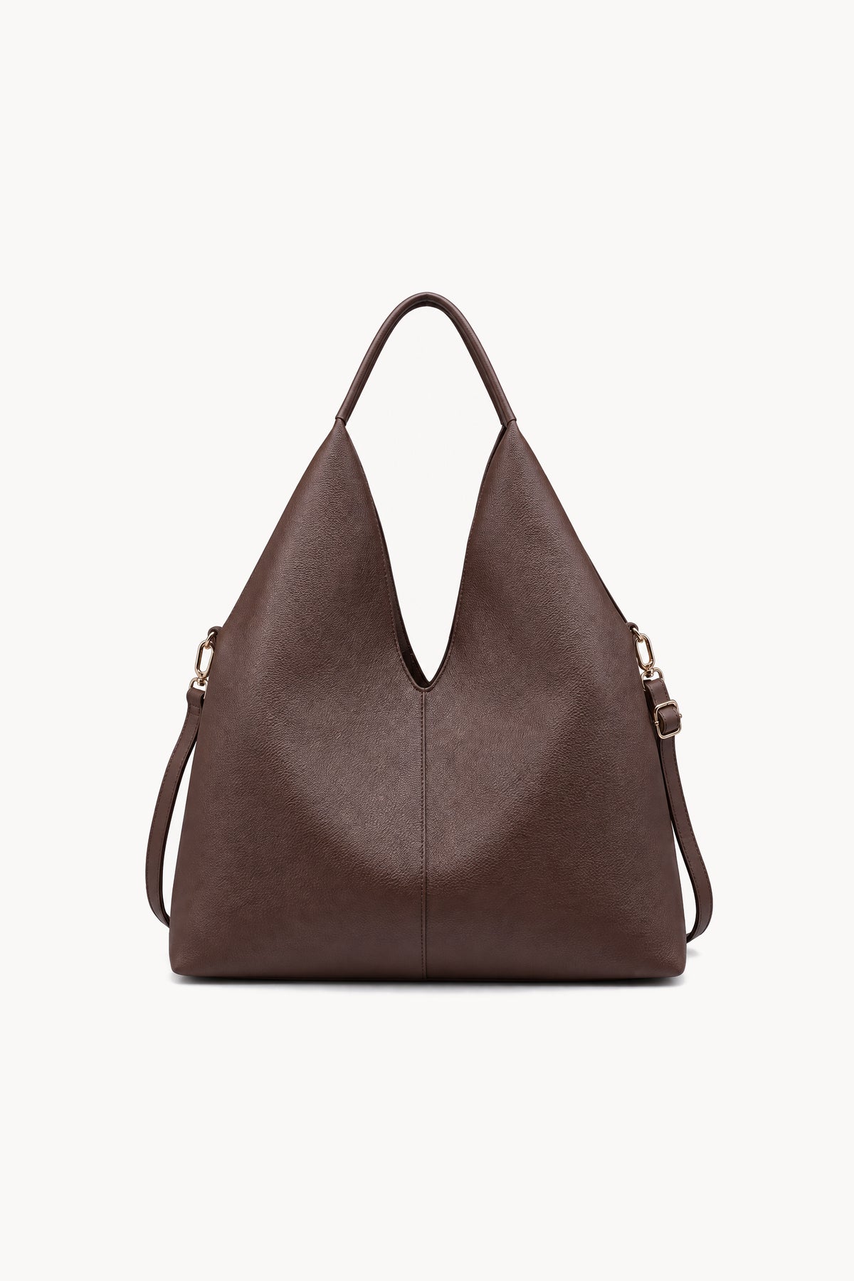 Borsa hobo con lunga nappa Brown