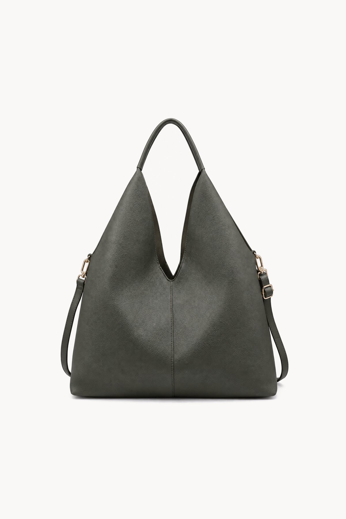 Borsa hobo con lunga nappa Green
