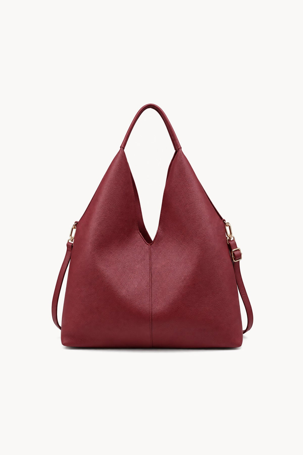 Borsa hobo con lunga nappa Red