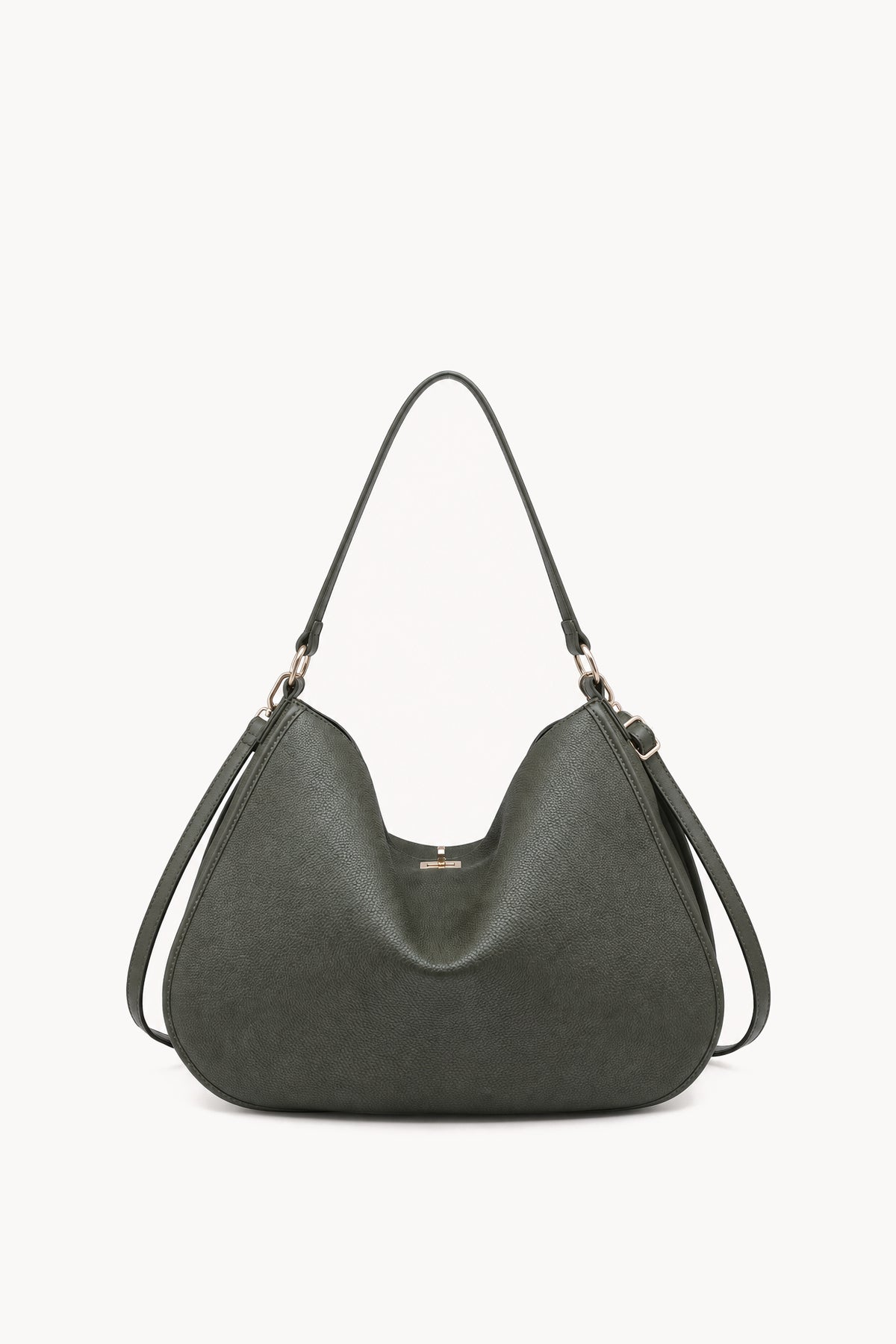 Borsa a spalla morbida con dettaglio annodato Green