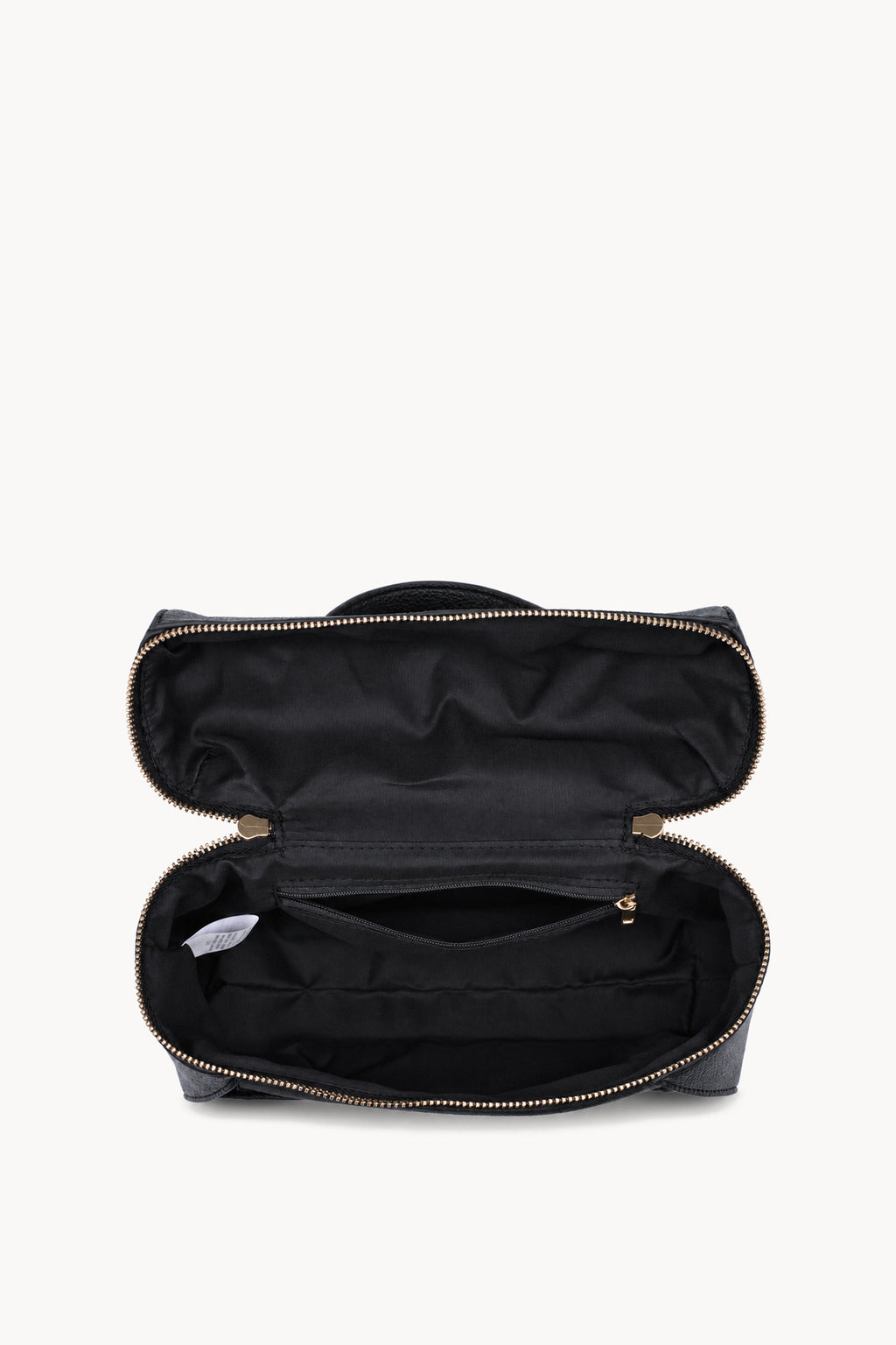Borsa a mano effetto scamosciato con doppia zip