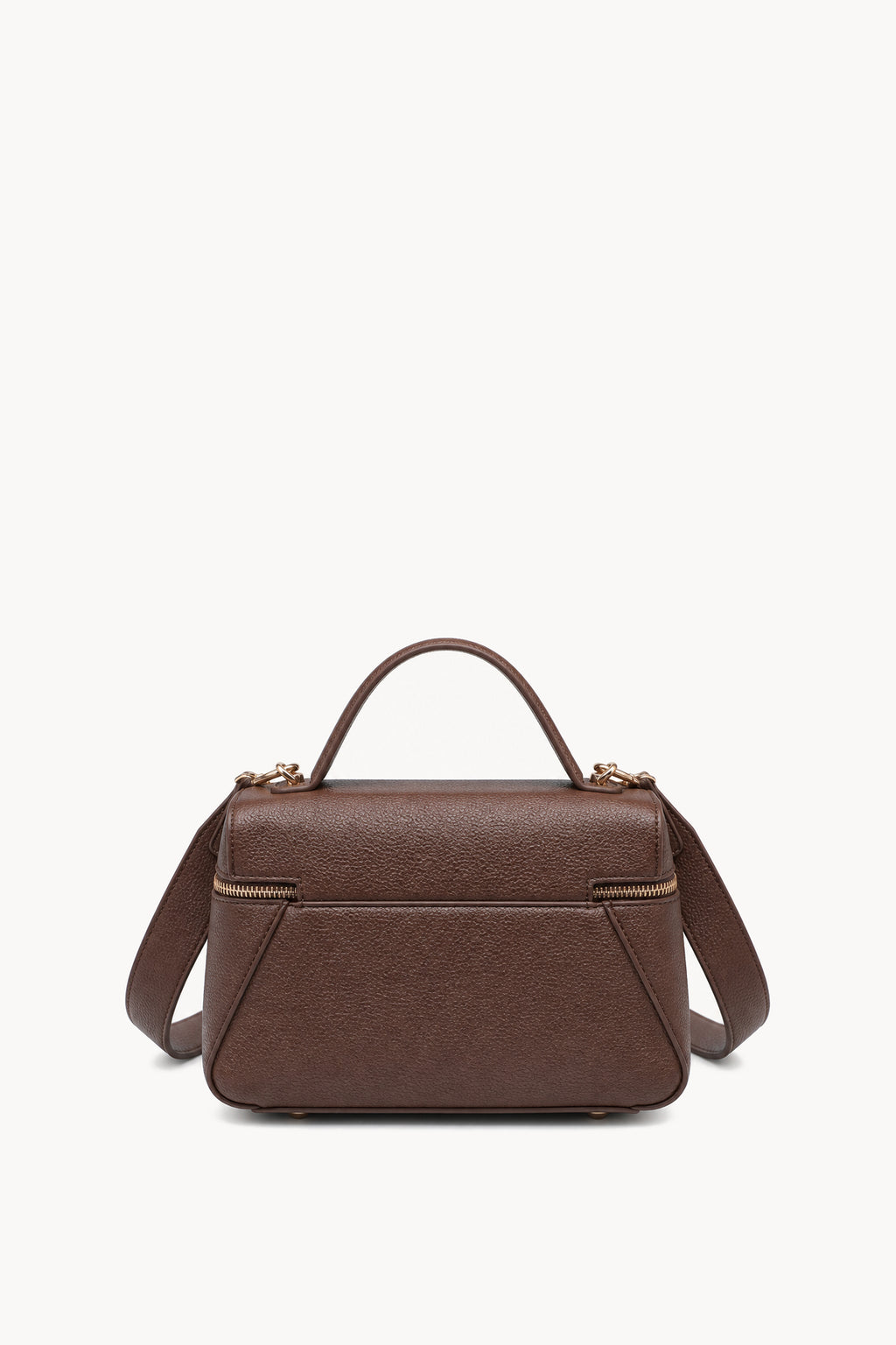 Borsa a mano effetto scamosciato con doppia zip