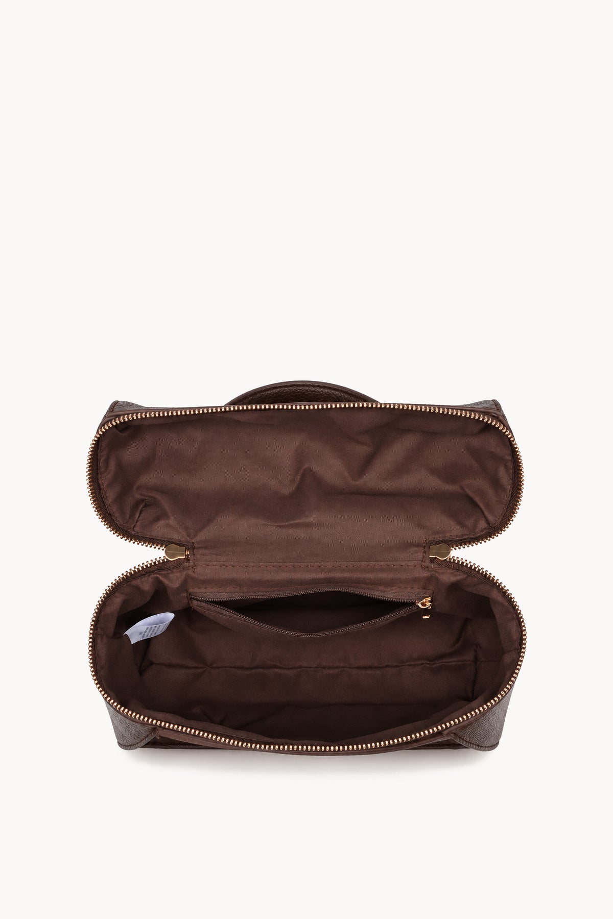 Borsa a mano effetto scamosciato con doppia zip