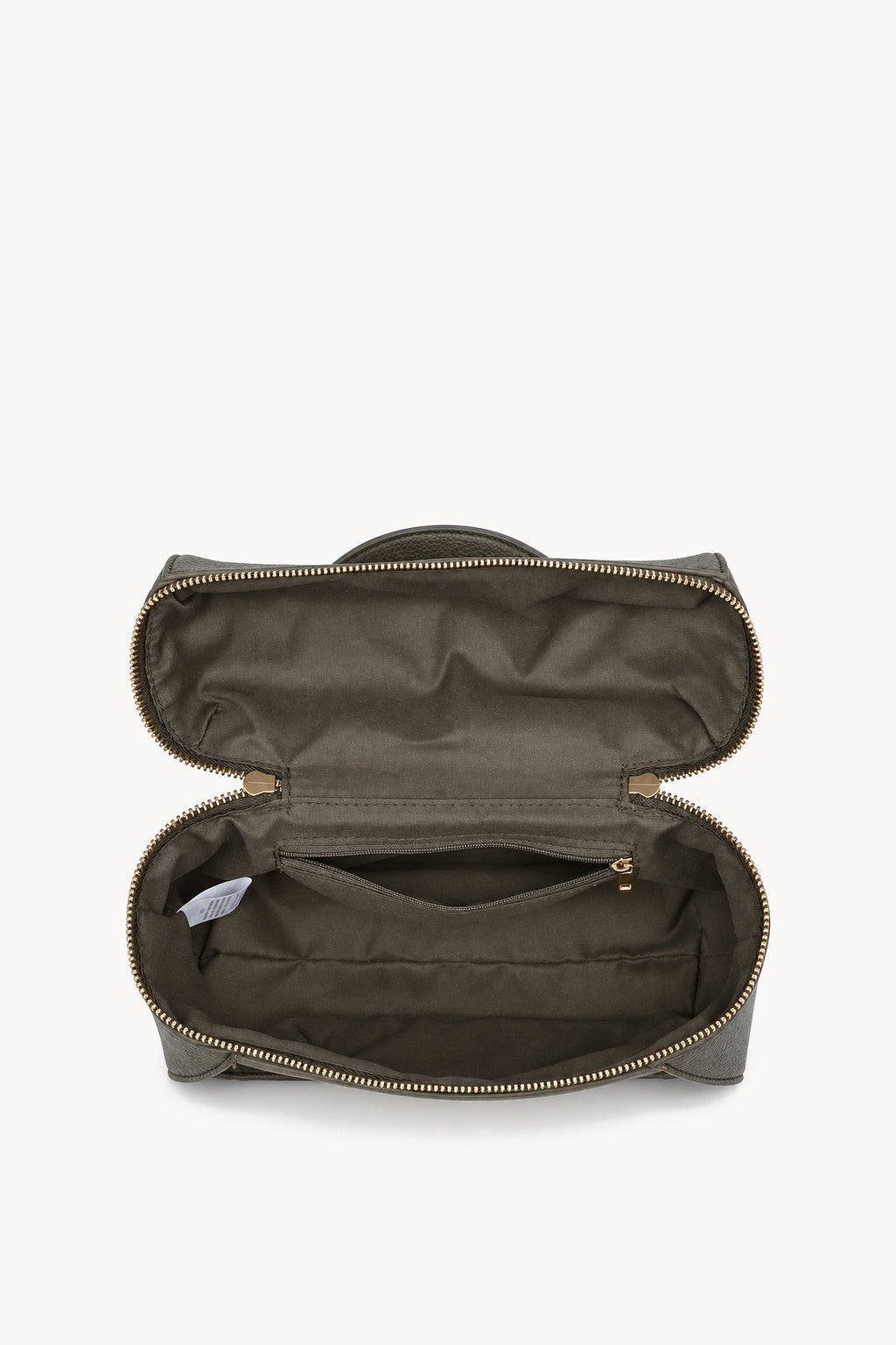 Borsa a mano effetto scamosciato con doppia zip