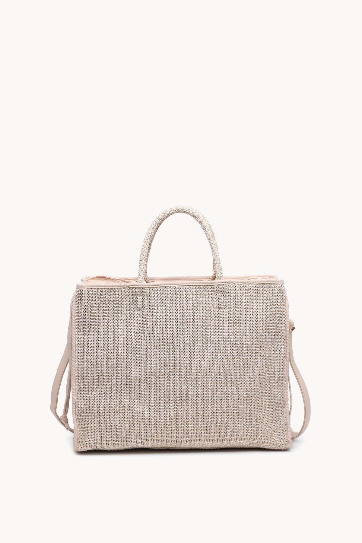 KASSANDRA The Portofino – Beige Woven Tote Bag