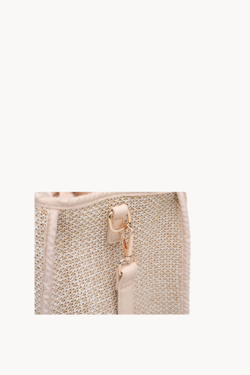 KASSANDRA The Portofino – Beige Woven Tote Bag
