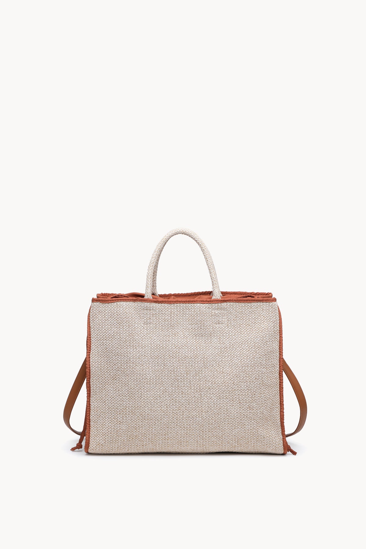 KASSANDRA The Portofino – Brown Woven Tote Bag