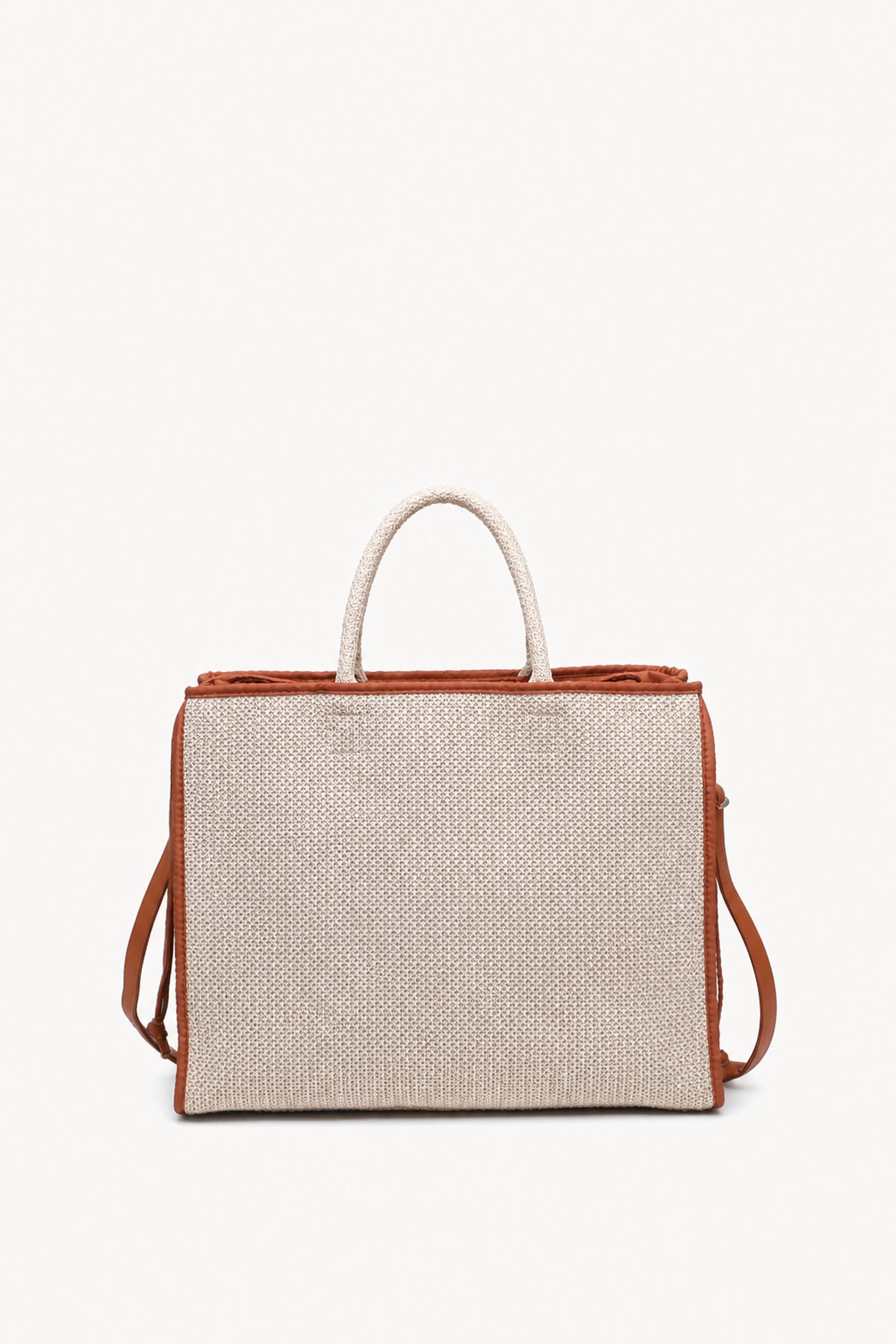 KASSANDRA The Portofino – Brown Woven Tote Bag