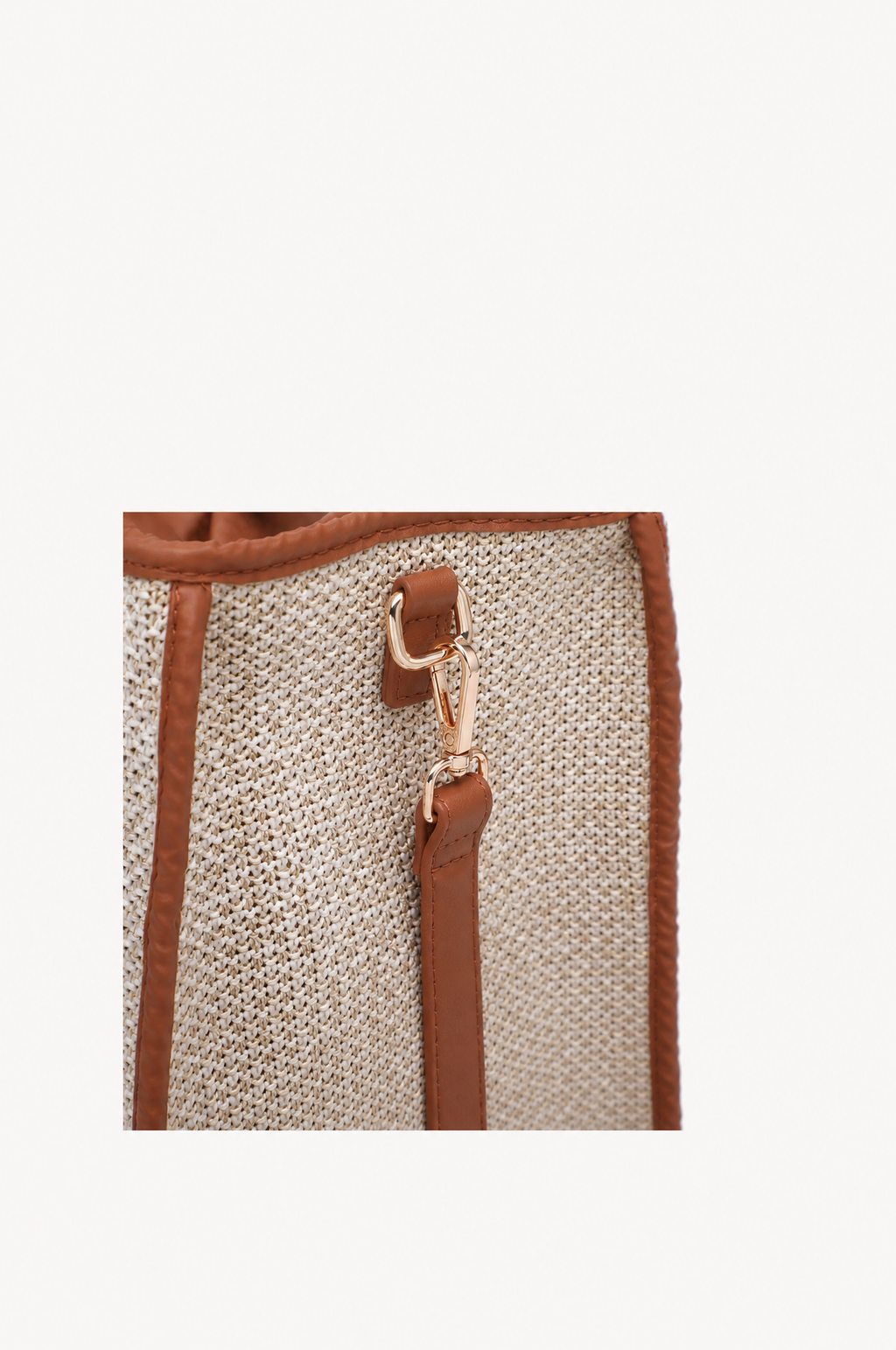 KASSANDRA The Portofino – Brown Woven Tote Bag