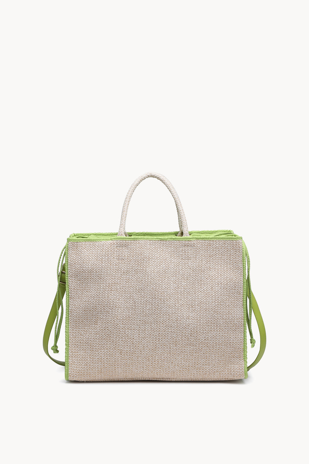 KASSANDRA The Portofino – Green Woven Tote Bag
